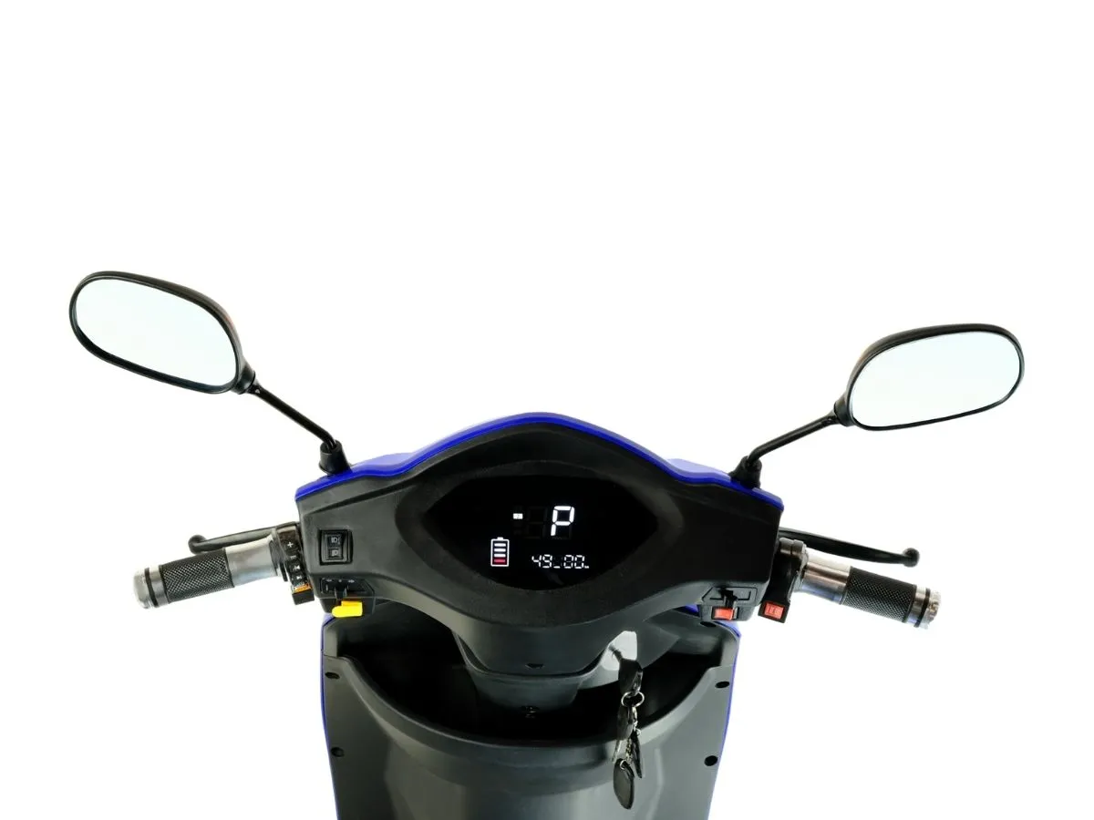 T4B Prime 500W 3-Wheel Mobility Scooter Blue — view 7