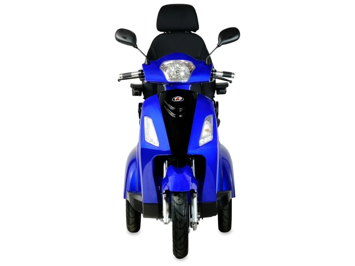 T4B Prime Deluxe 500W 3-Wheel Mobility Scooter Blue — view 5