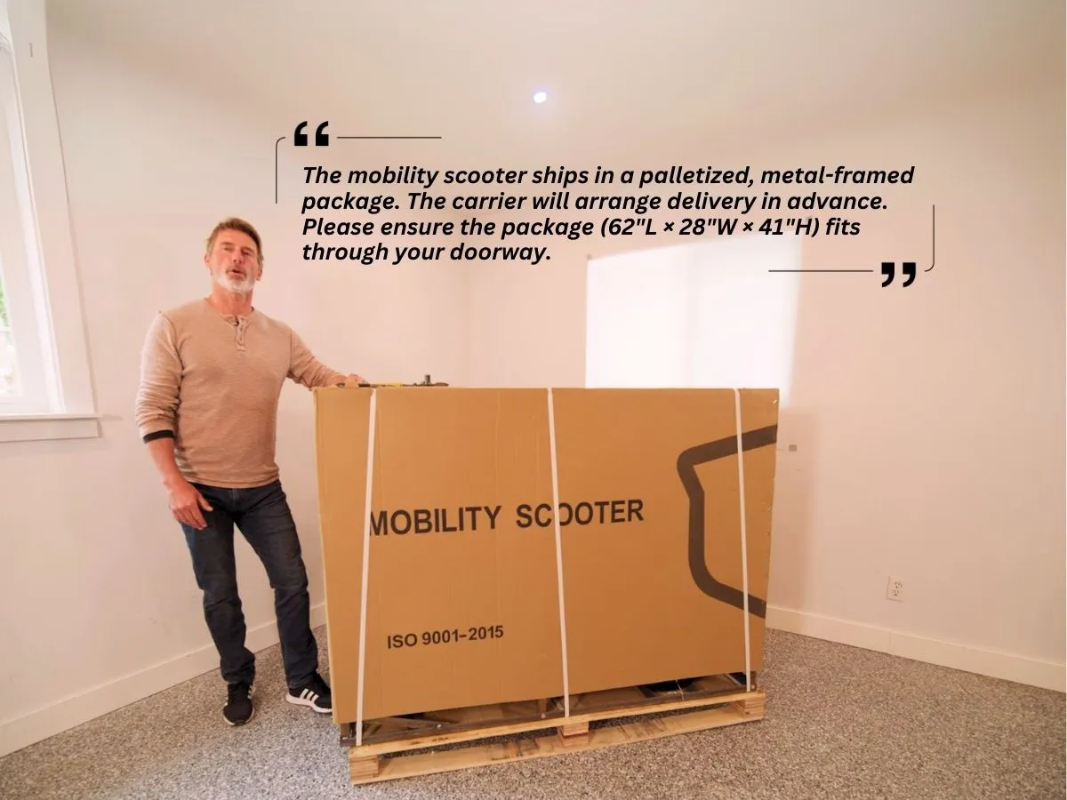 T4B Prime Deluxe 500W 3-Wheel Mobility Scooter Red — view 8