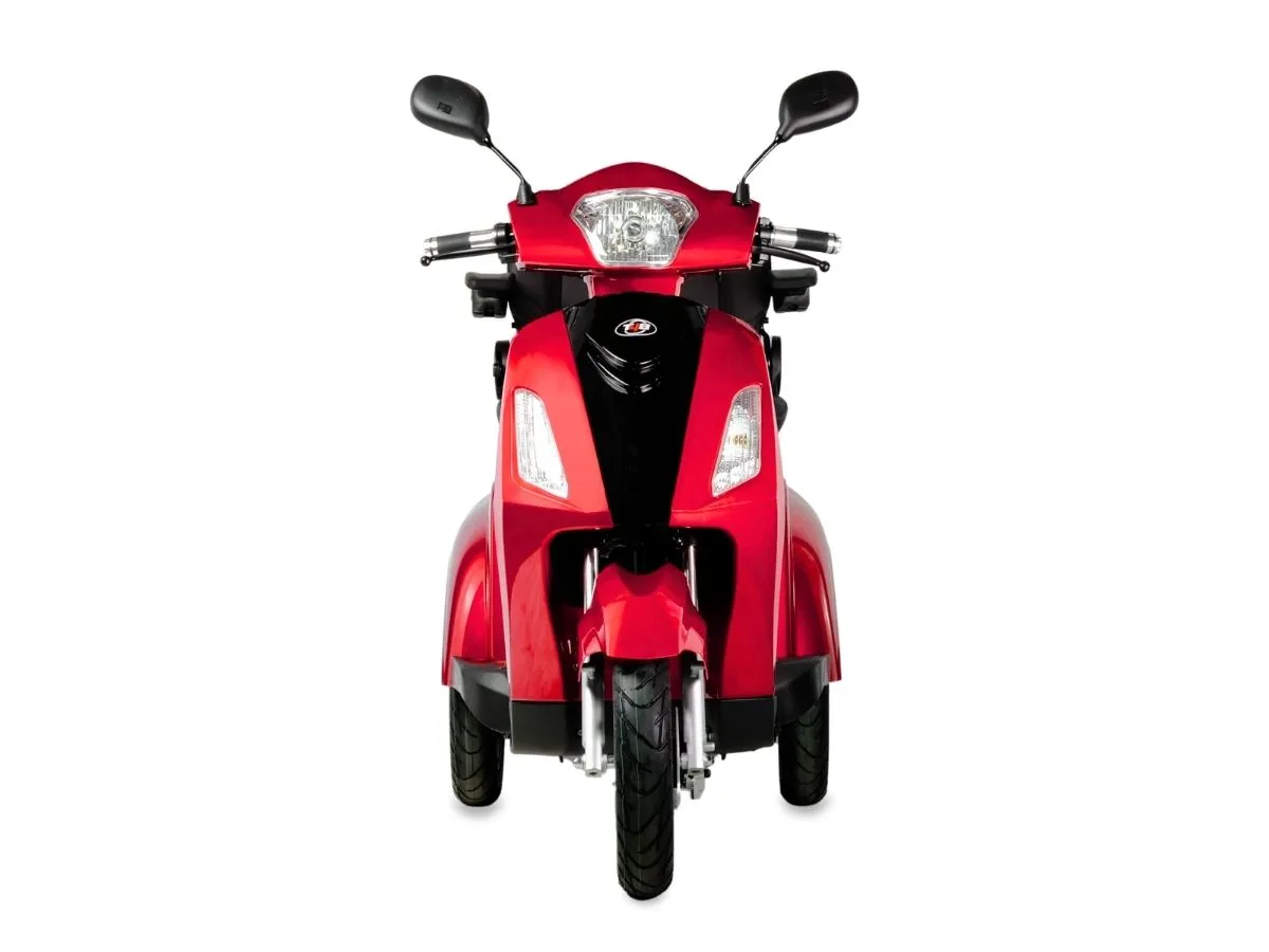 T4B Prime 500W 3-Wheel Mobility Scooter Red — view 5