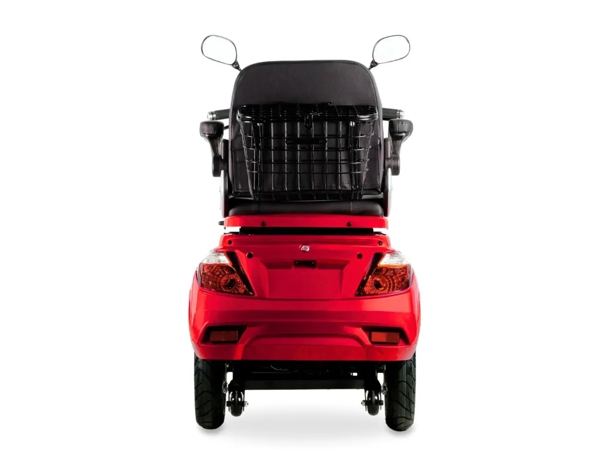 T4B Prime 500W 3-Wheel Mobility Scooter Red — view 6