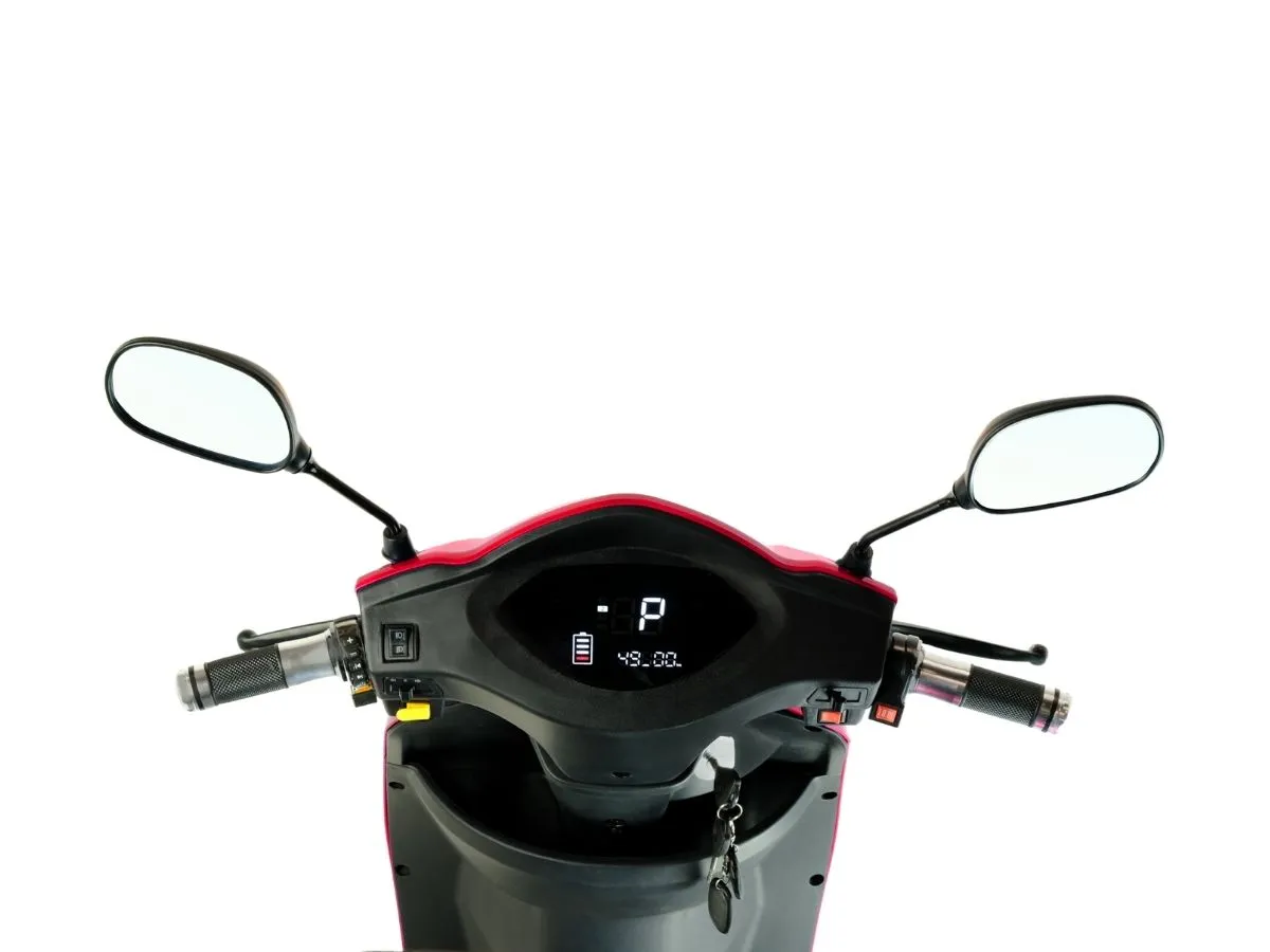 T4B Prime 500W 3-Wheel Mobility Scooter Red — view 7