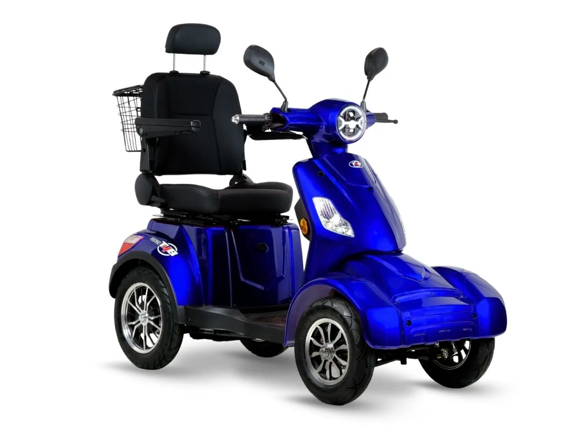 T4B Prime Rover 500W Heavy Duty Mobility Scooter Blue — view 2