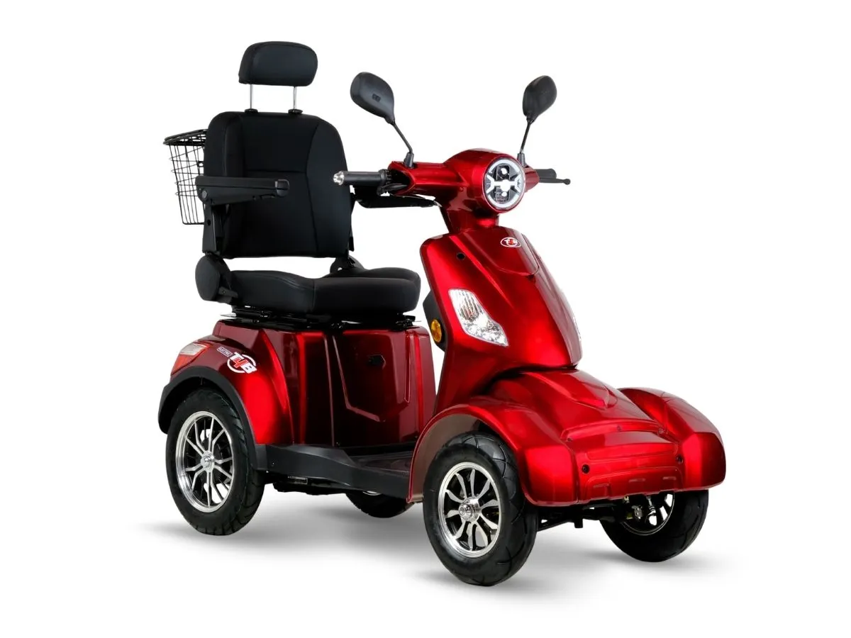 T4B Prime Rover 500W Heavy Duty Mobility Scooter Red — view 2