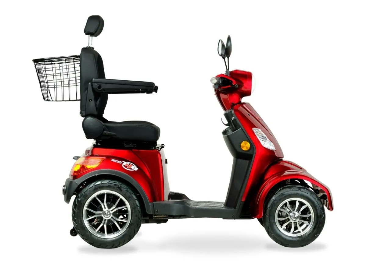 T4B Prime Rover 500W Heavy Duty Mobility Scooter Red — view 4