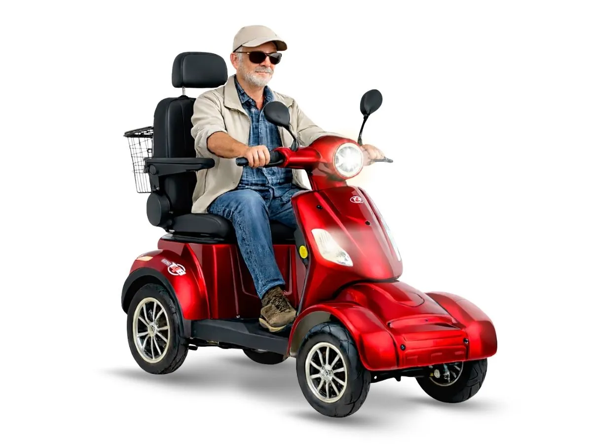 Prime Rover Red Electric Mobility Scooter