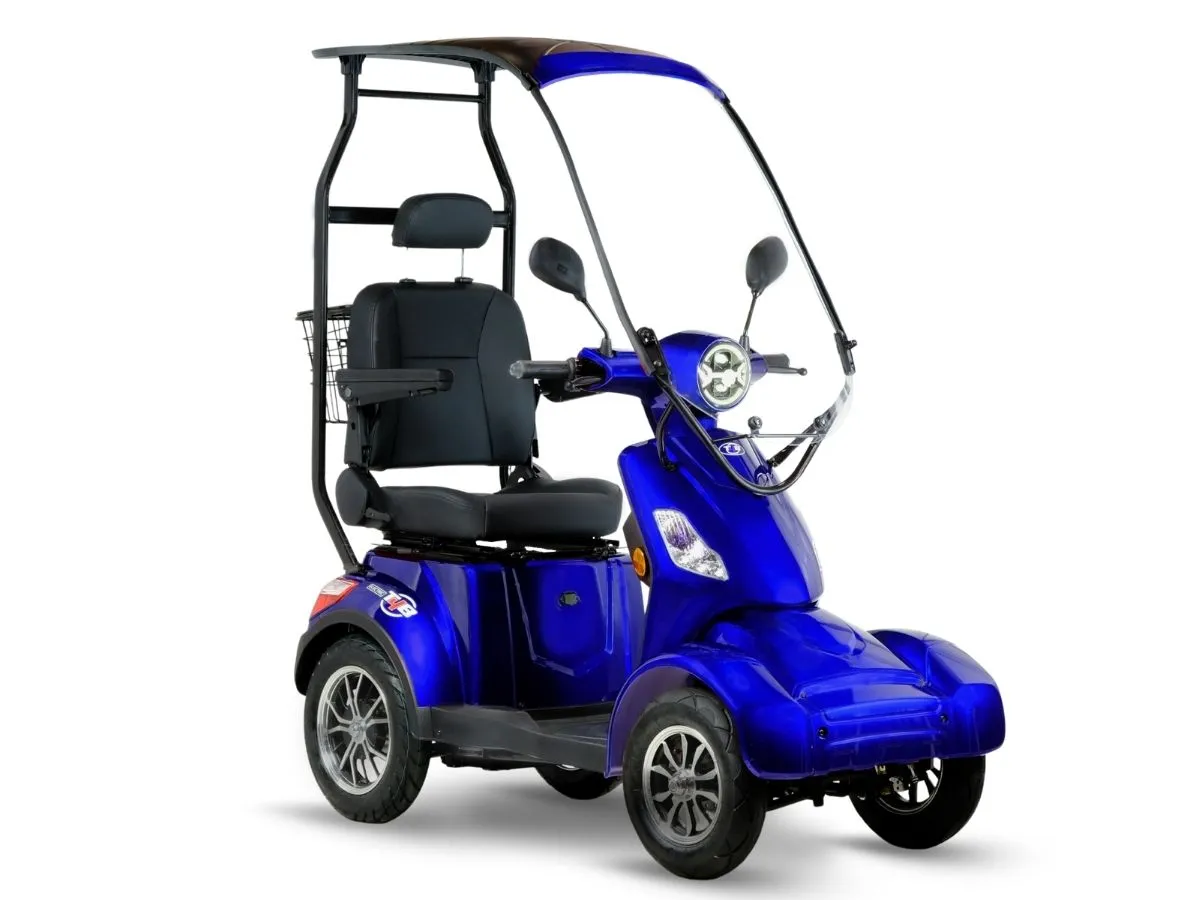 T4B Prime RoverX 500W 4-Wheel Mobility Scooter Blue — view 2