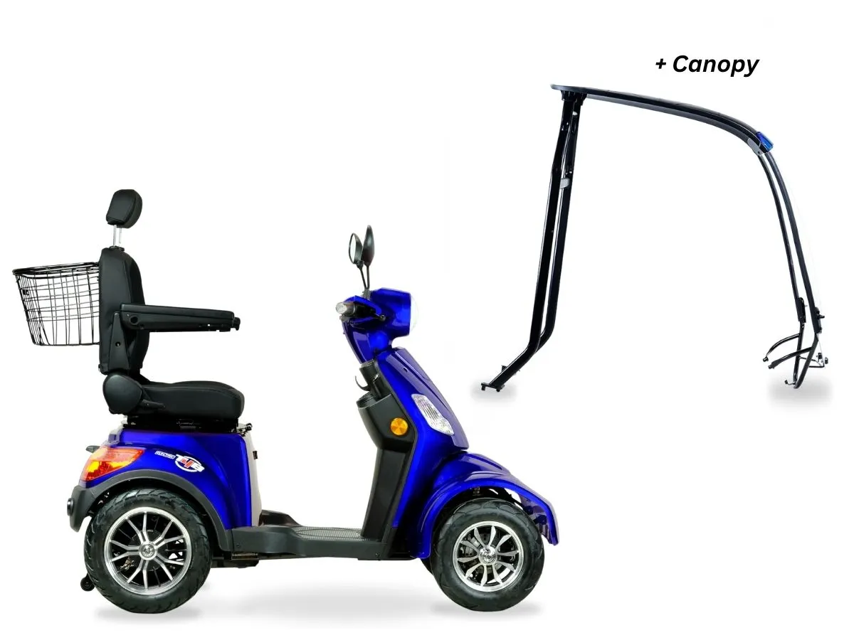 T4B Prime RoverX 500W 4-Wheel Mobility Scooter Blue — view 4