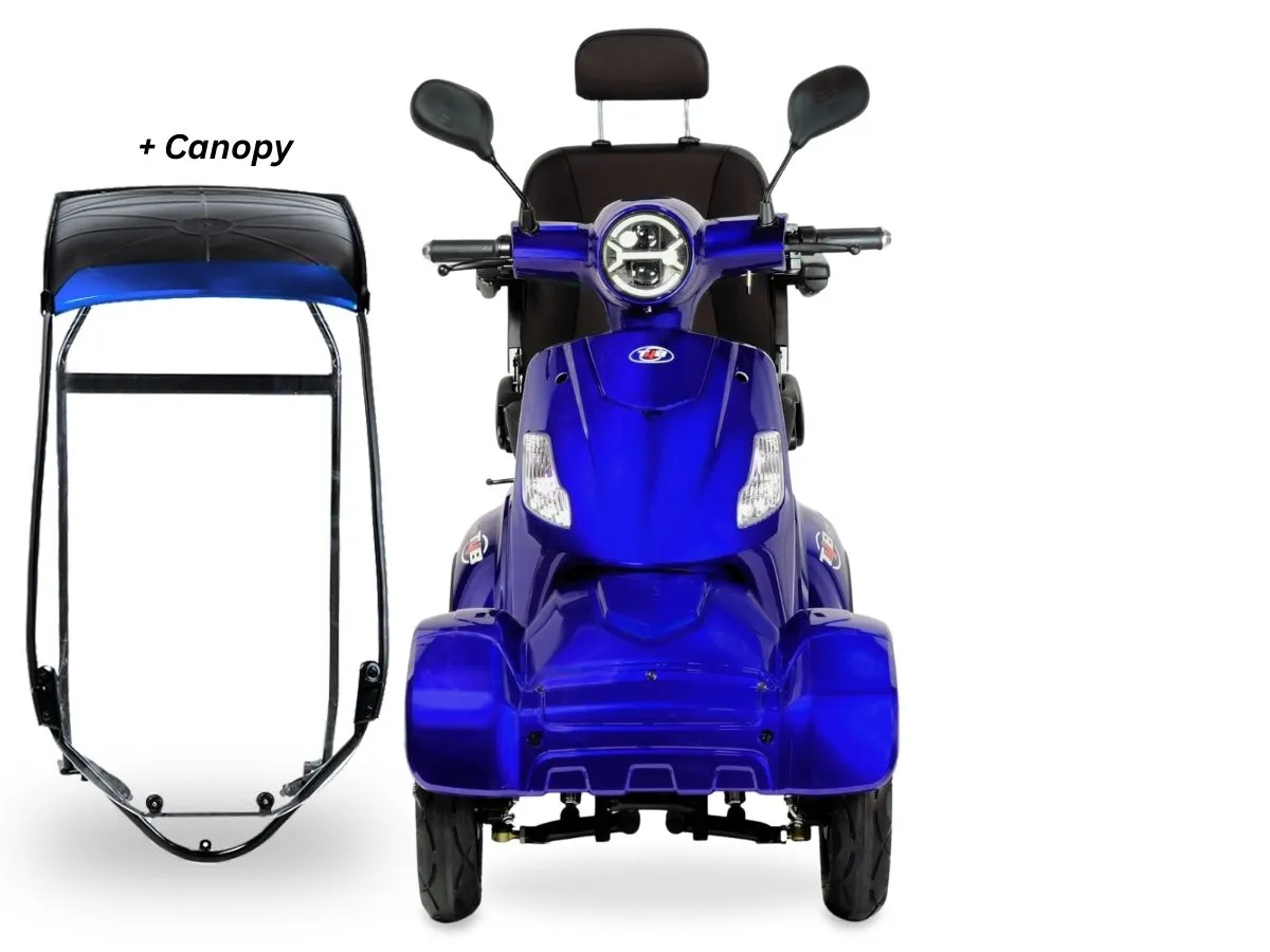 T4B Prime RoverX 500W 4-Wheel Mobility Scooter Blue — view 5