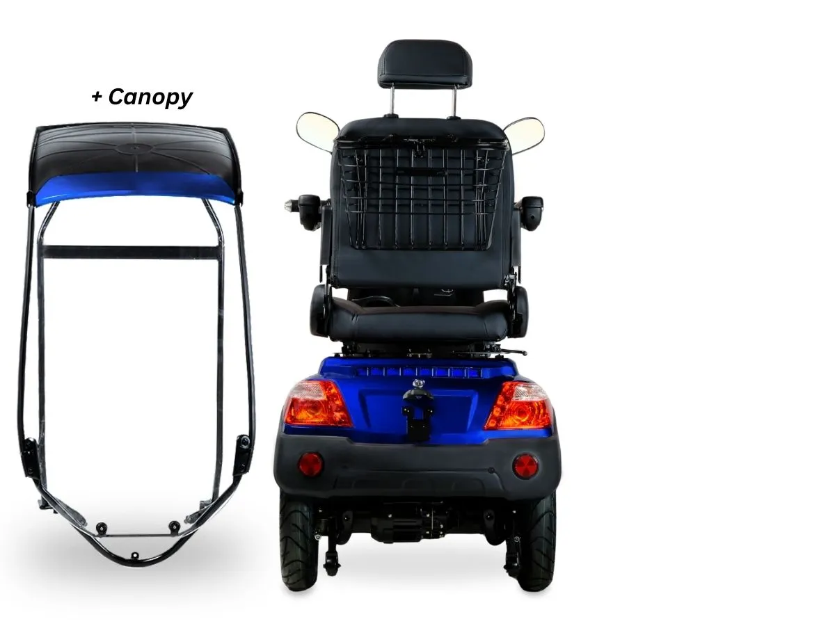 T4B Prime RoverX 500W 4-Wheel Mobility Scooter Blue — view 6